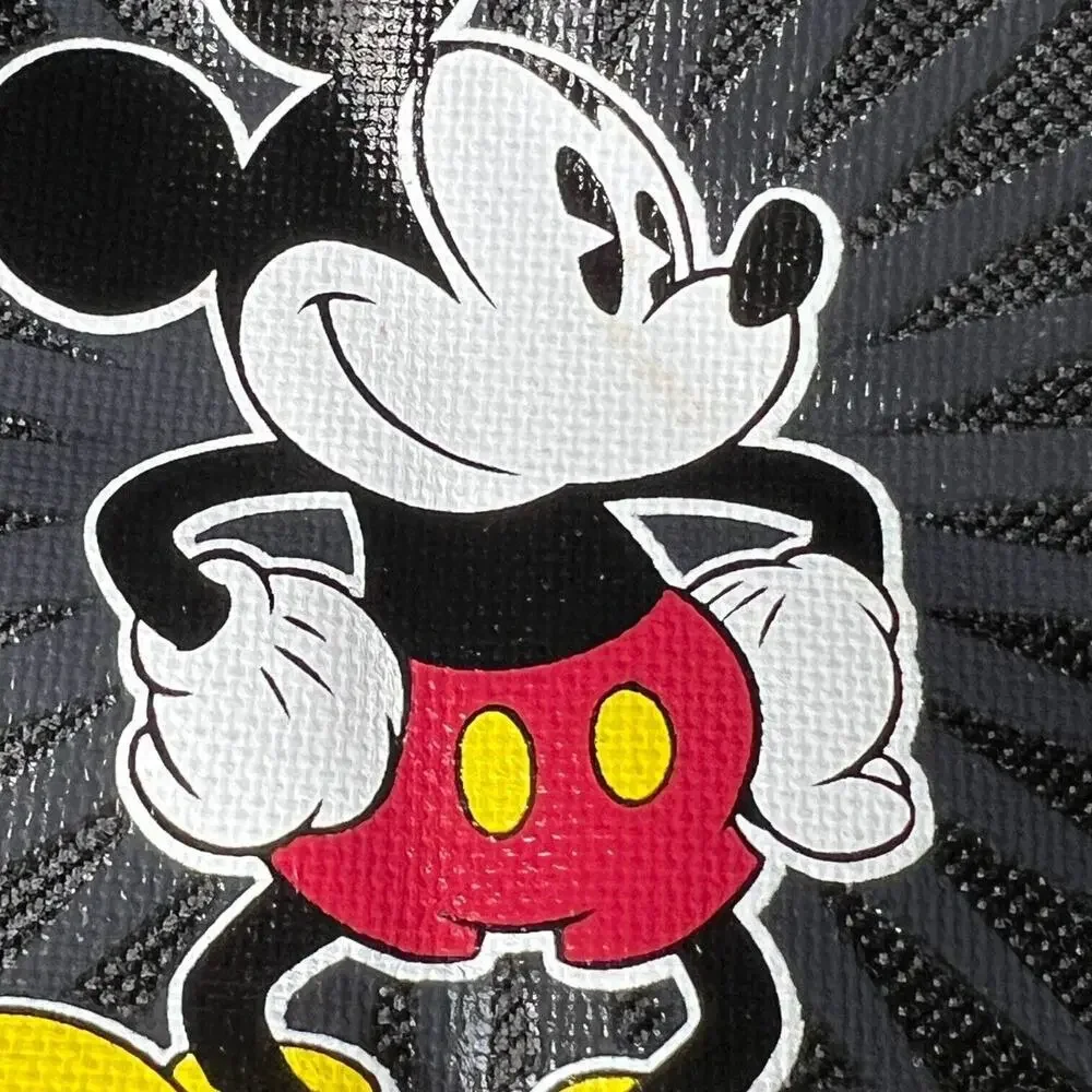 NWT Disneyland Resort‎ 1955 Mickey Mouse Black Collapsible Duffle Travel Gym Bag
